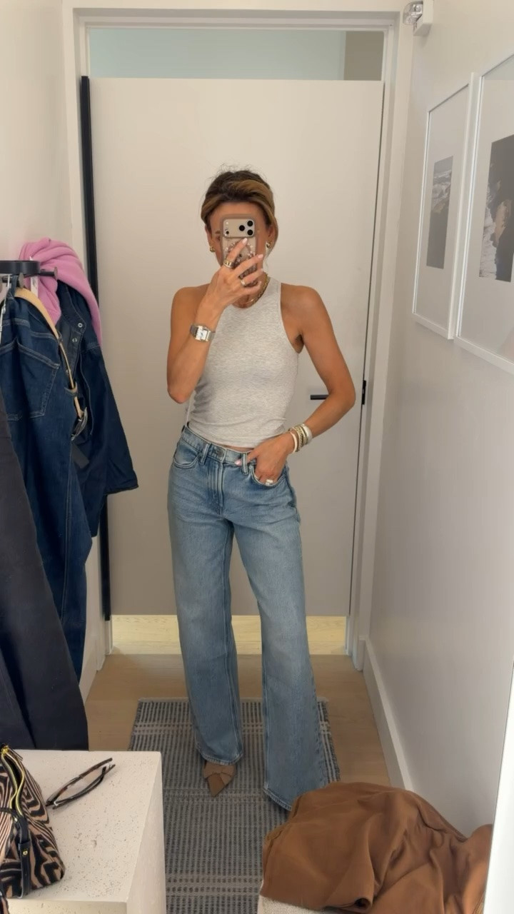 New Vuori jeans alert! Loving the fit and feel of these, they will definitely go fast! Wearing a size 25

#LTKSeasonal #LTKOver40