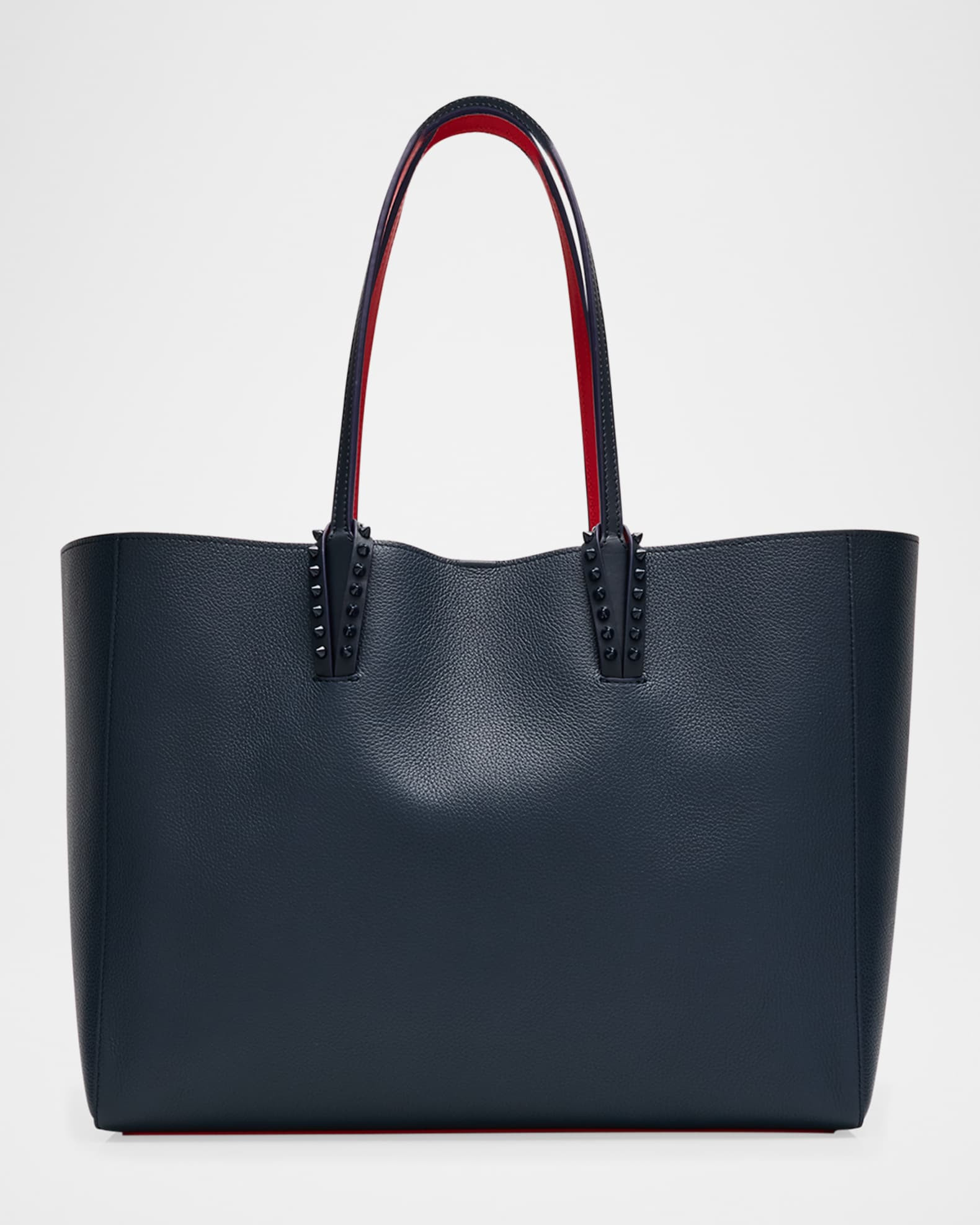 Cabata Soft Large Tote Bag in Grained Leather | Neiman Marcus