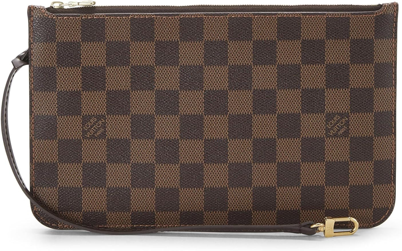 Amazon.com: Louis Vuitton, Pre-Loved Damier Ebene Neverfull Pouch MM, Brown : Luxury Stores | Amazon (US)