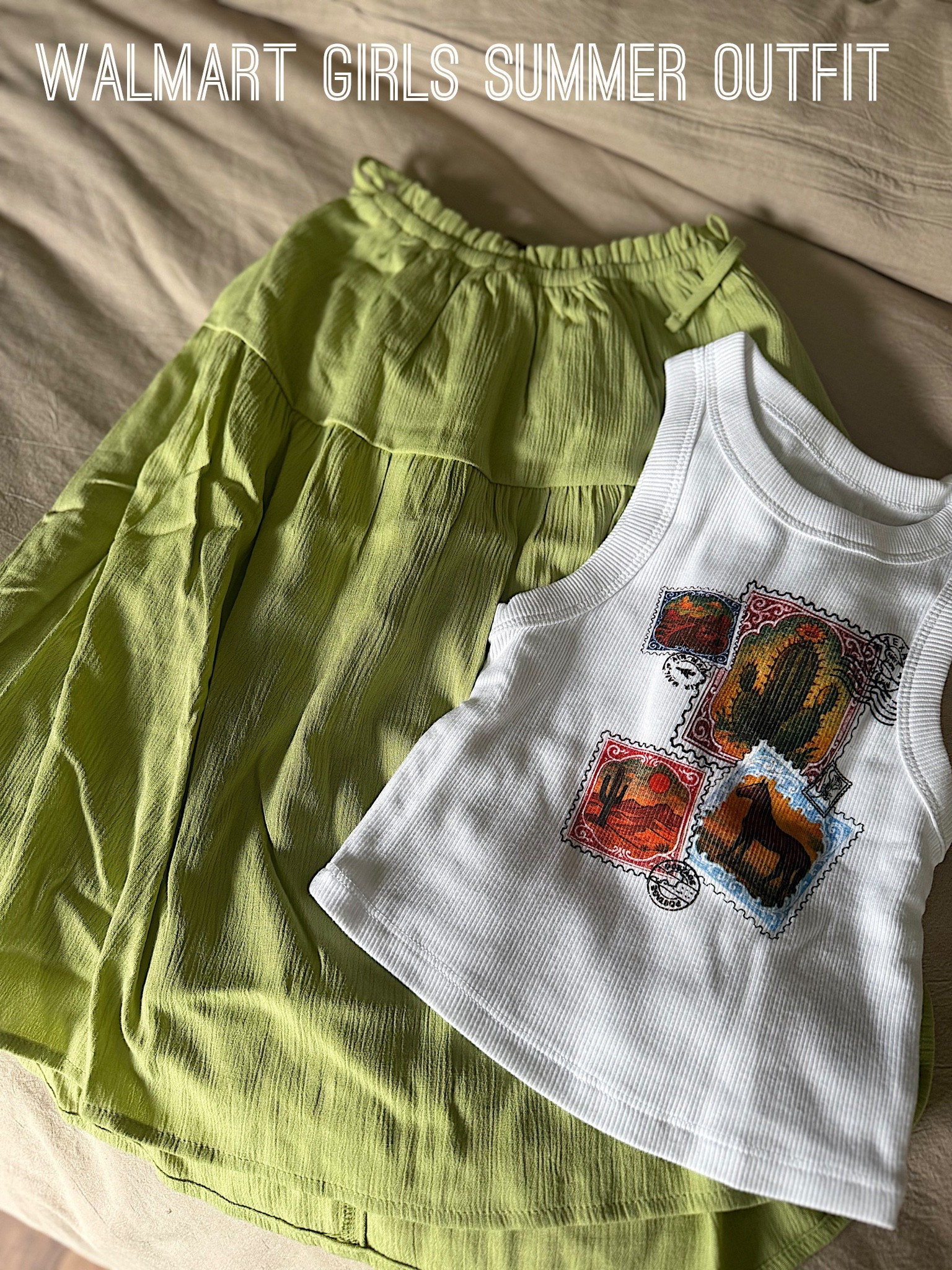 Walmart I’m going to need you to make this in an adult size please!! I snagged this adorable summer outfit for my daughter this week . The tank top is so adorable with a gorgeous cactus western print and these double lined cotton gauze skirts are perfection!

#LTKKids #LTKmomlife