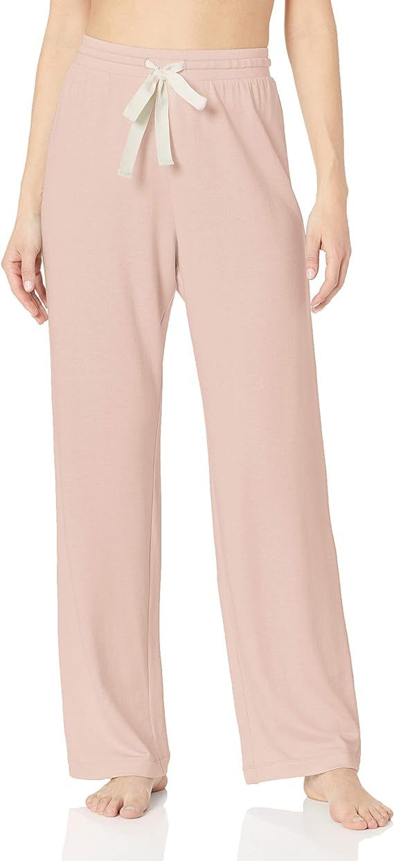 Amazon Essentials Women's Lightweight Lounge Terry Pajama Pant | Amazon (US)