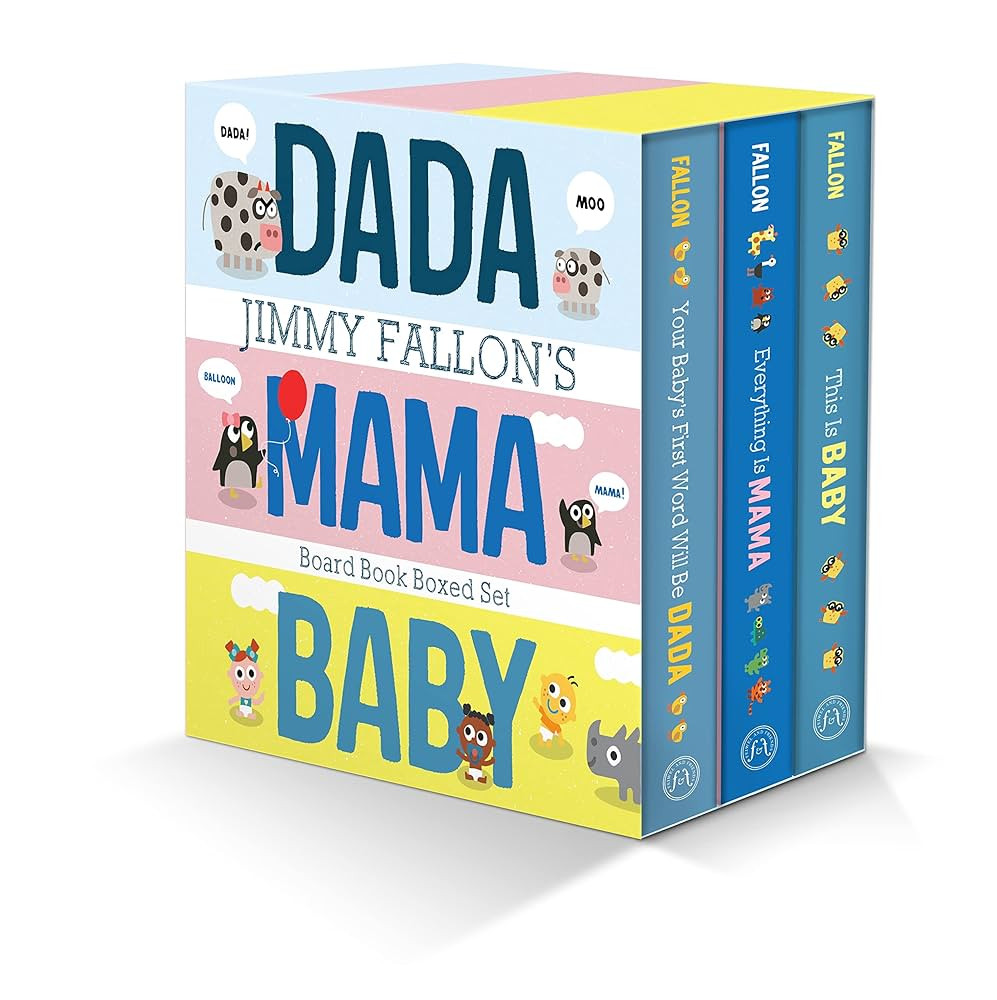 Jimmy Fallon's DADA, MAMA, and BABY Board Book Boxed Set | Amazon (US)