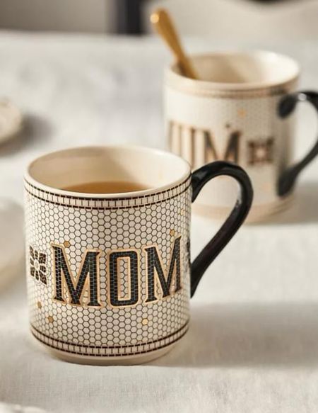 Mother's Day gift idea!!! This mug is so cute, I have the one with my initial on it, but loving the "Mom" and "Mum" too! There's a "Dad" for Father's Day, also! 

#LTKhome #LTKfindsunder50 #LTKGiftGuide