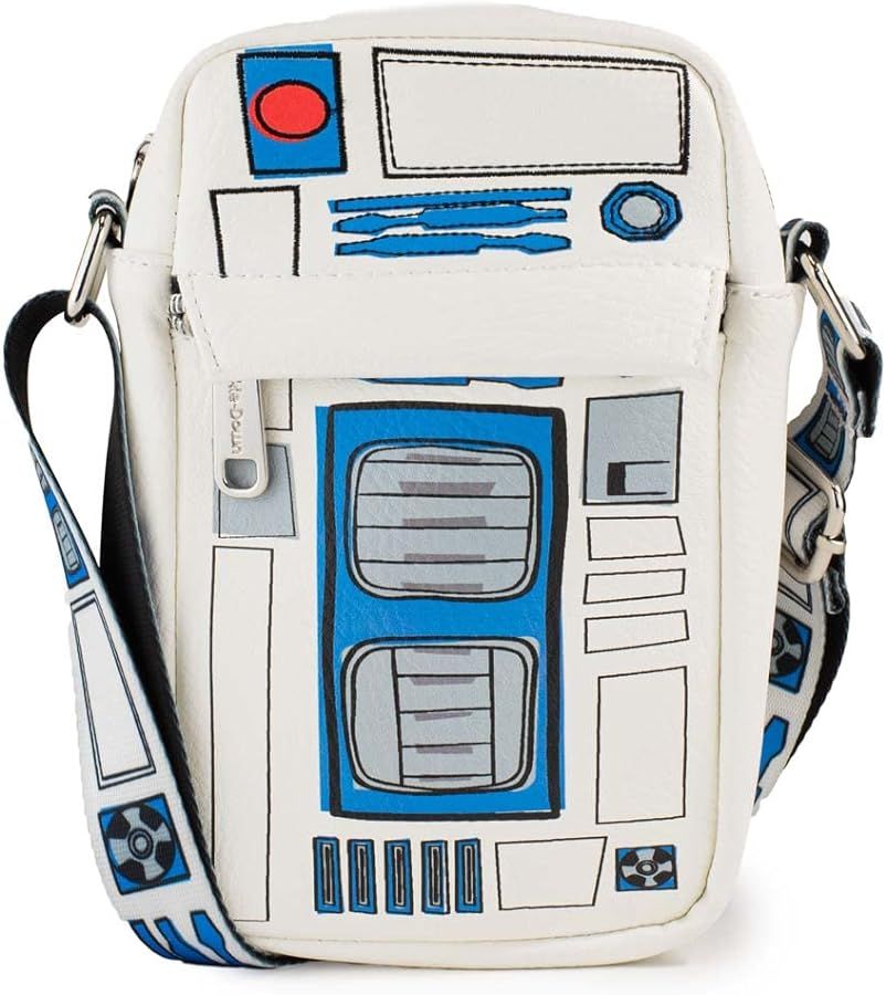 Star Wars Bag, Cross Body, R2-D2, Bounding, Vegan Leather 8.0" x 6.5" | Amazon (US)