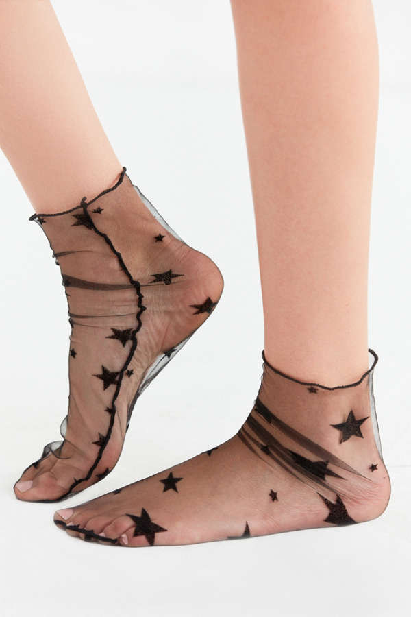Out From Under Stars Tulle Sock | Urban Outfitters US