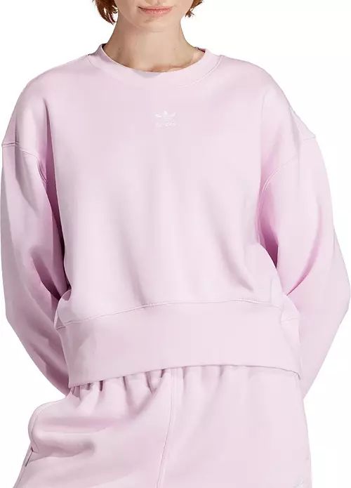 adidas Originals Women's Adicolor Essentials Fleece Crew Sweatshirt | Dick's Sporting Goods | Dick's Sporting Goods