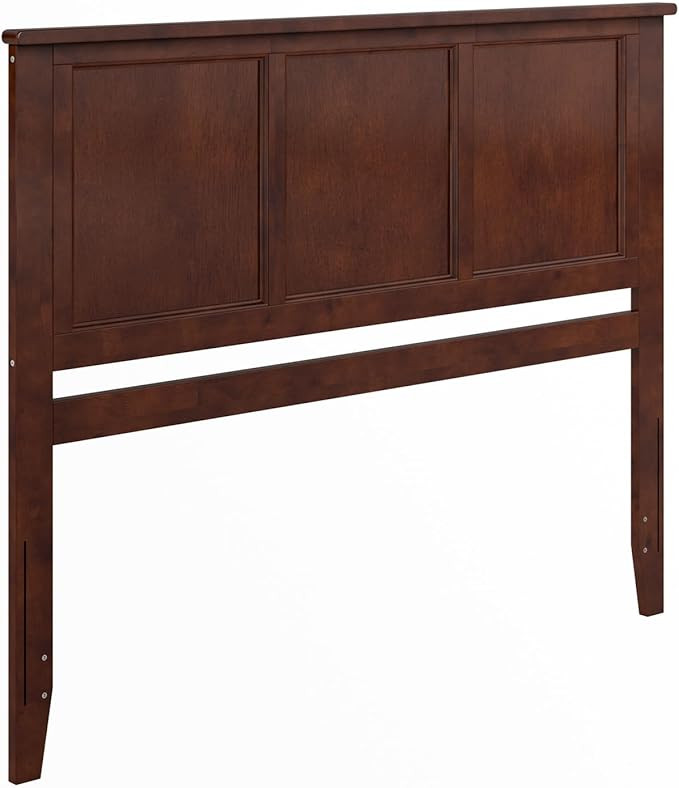 AFI, Madison Queen Solid Wood Panel Headboard with Attachable Charger, Walnut | Amazon (US)