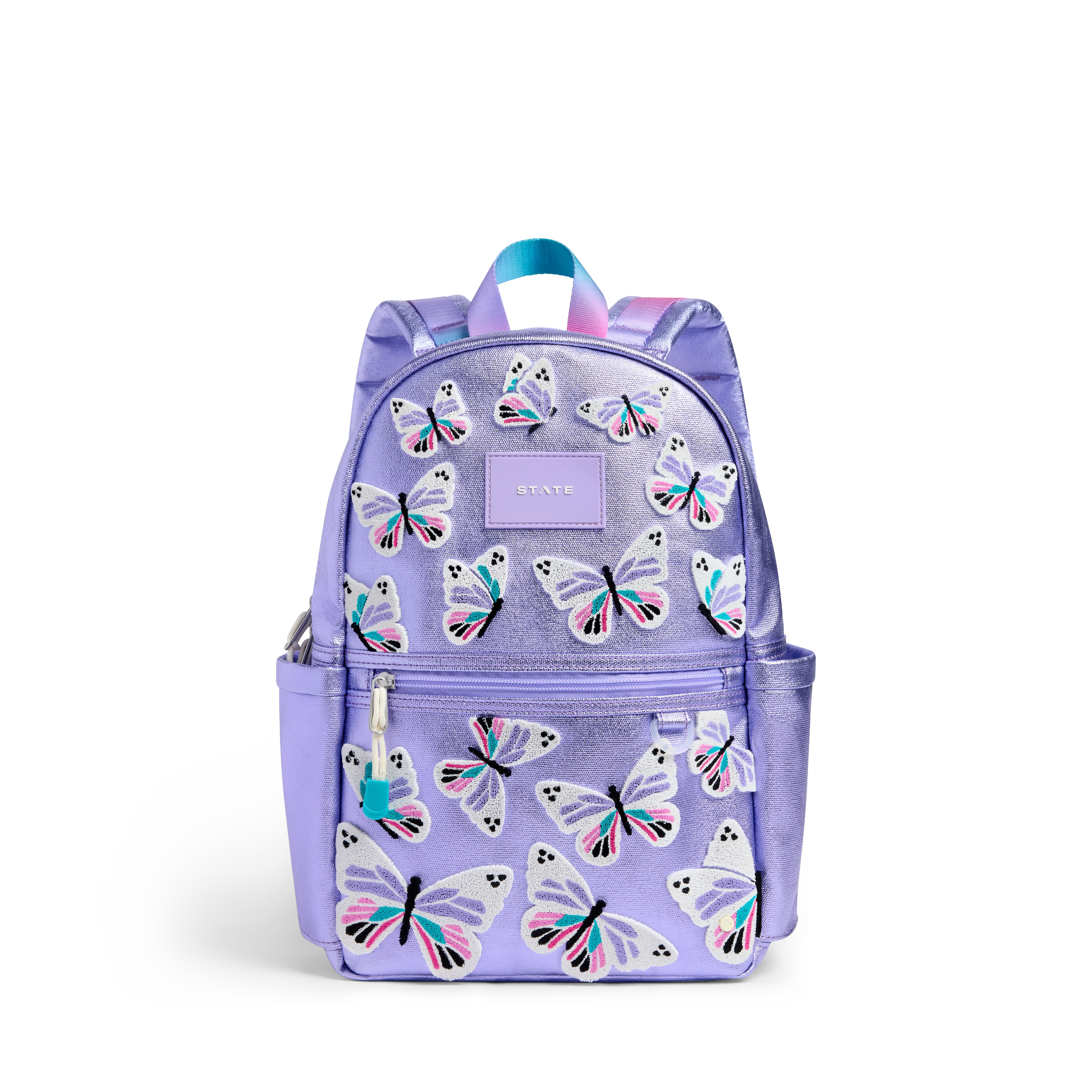 STATE Bags Kane Mini Backpack — Metallic 3D Butterfly product image from the verified GPgrows LTK collection