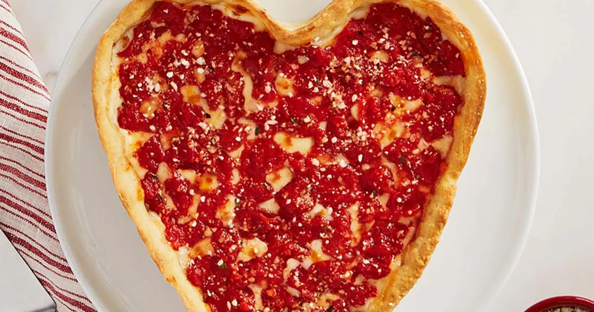 2 Lou Malnati's Heart Shaped Pizzas by Lou Malnati's Pizza | Goldbelly | Goldbelly