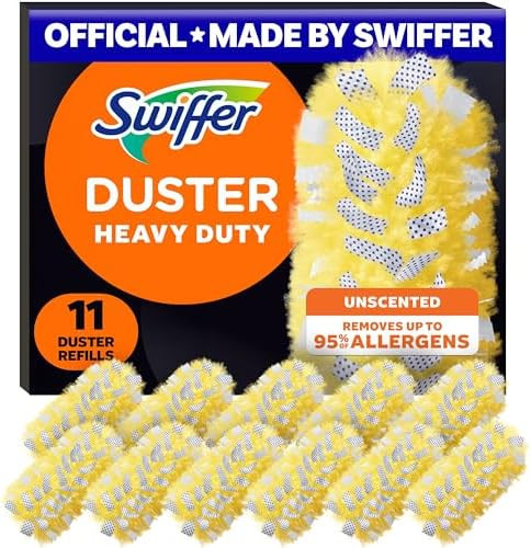 Swiffer Dusters Heavy Duty Multi-Surface Duster Refills for Cleaning, Unscented, 11 Count | Amazon (US)