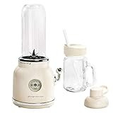 FRIGIDAIRE ESMM100-CREAM Retro Smoothie Maker Blender with Mason Jar, Perfect for Shakes and Smoo... | Amazon (US)