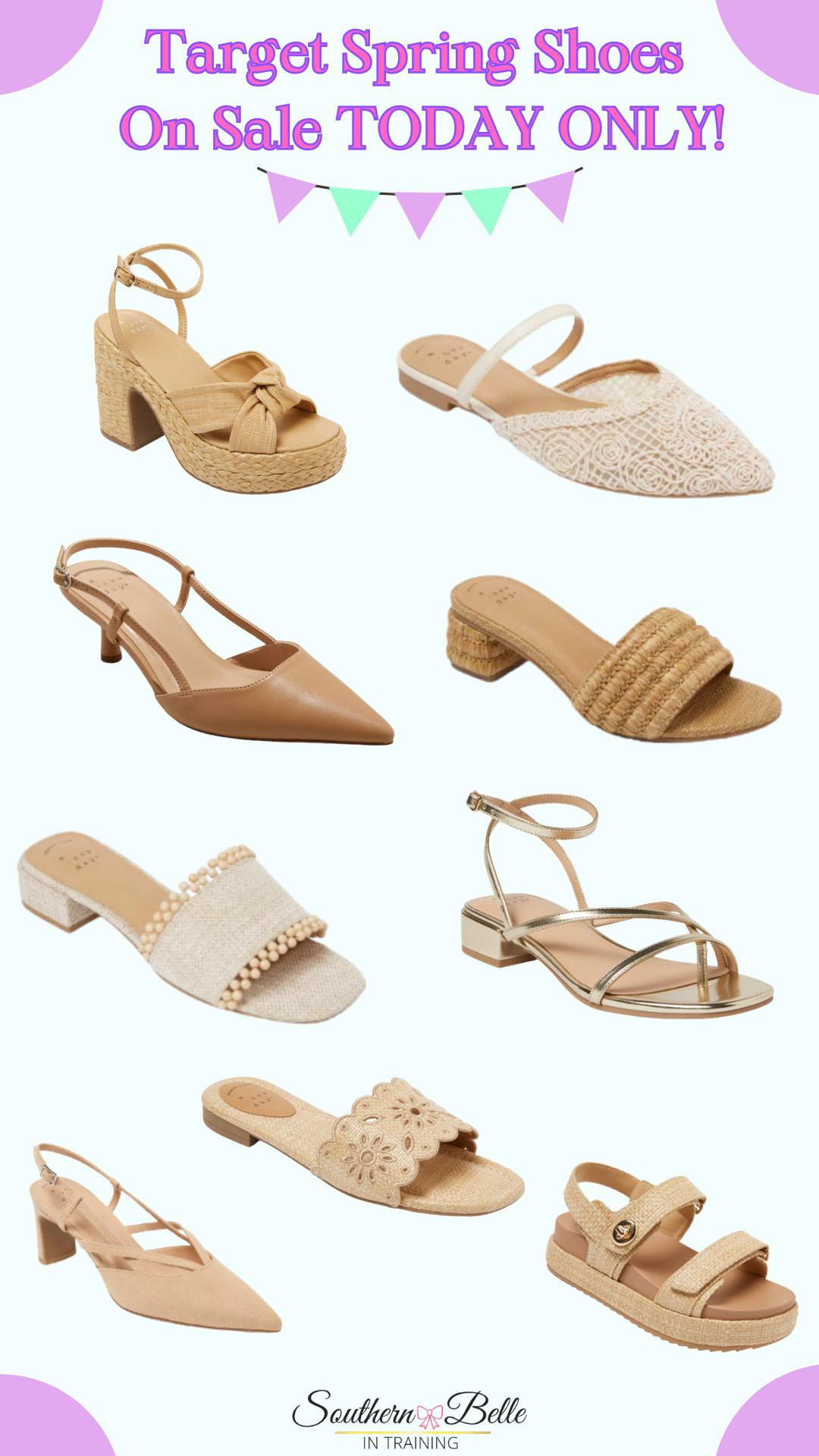 Target Spring Shoe Sale TODAY ONLY! Cute Spring Shoes under $30!

Raffia Shoes || Spring Shoes || Affordable Sandals ||  

 #LTKSaleAlert