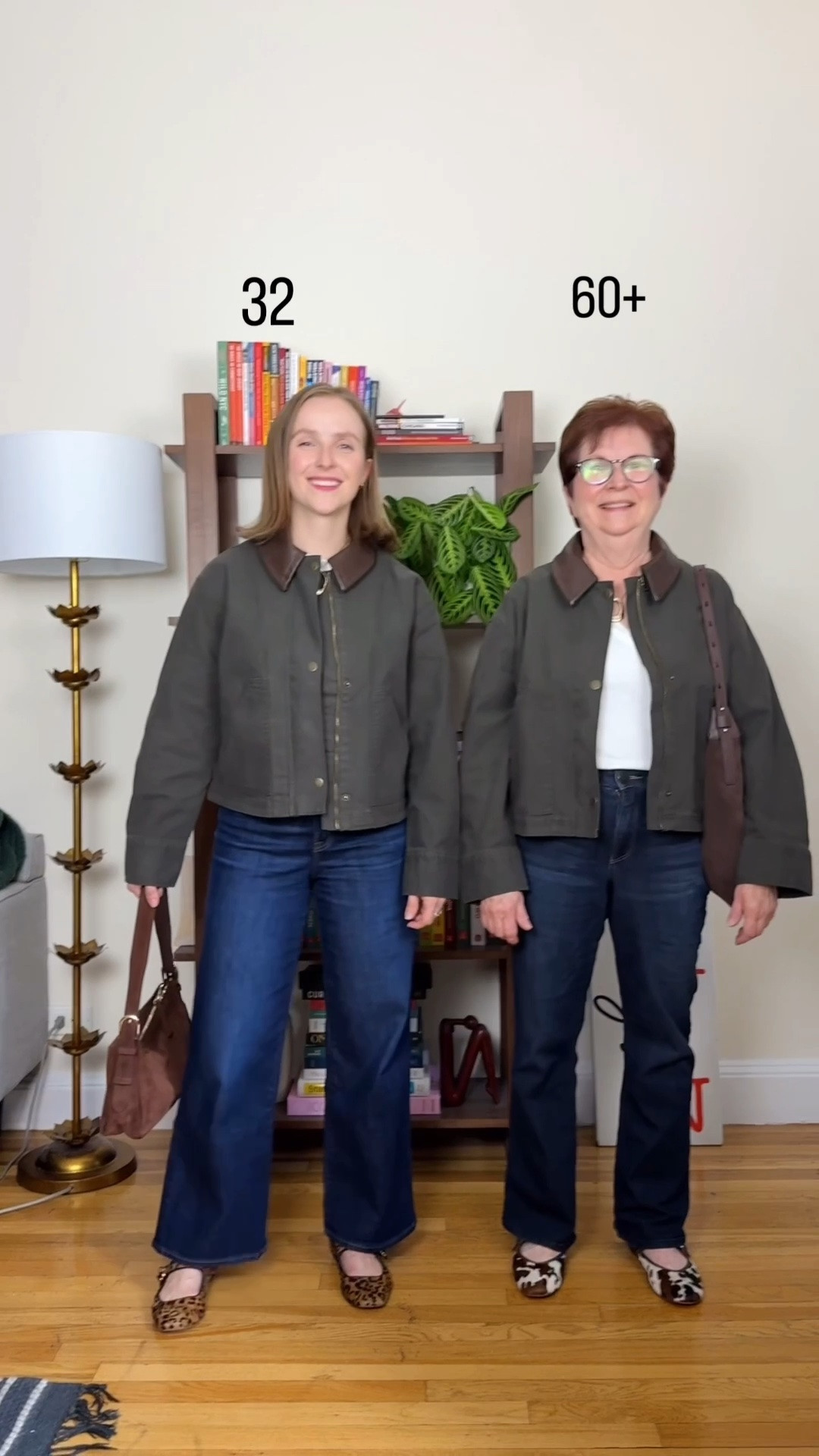 Size and age inclusive fall outfits. Leah xs jacket and 25 jeans. Mom medium petite jacket #barnjacket

#LTKOver40 #LTKSaleAlert