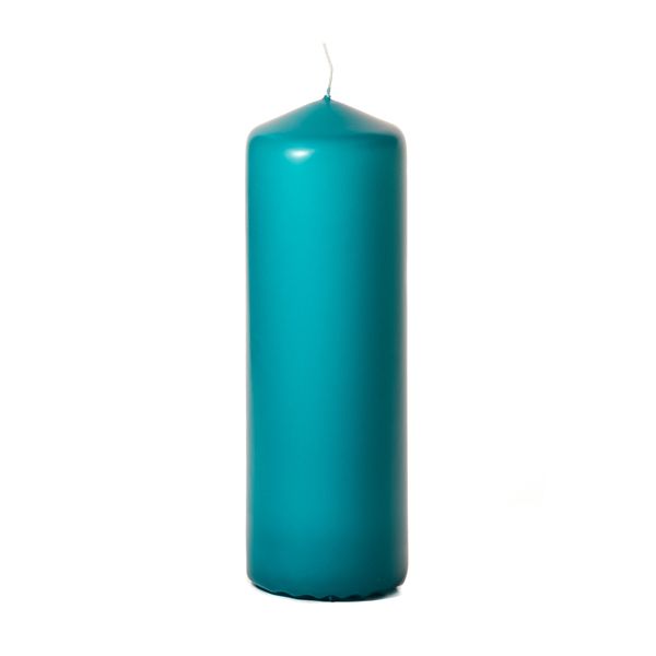3 Pcs, 3x9 Mediterranean Blue Pillar Candles Unscented 3 in. diameterx9 in. tall | Walmart (US)