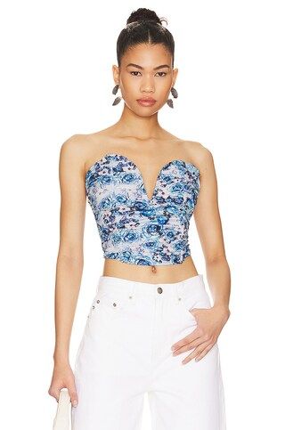 Sienna Floral Ruched Top
                    
                    MORE TO COME | Revolve Clothing (Global)