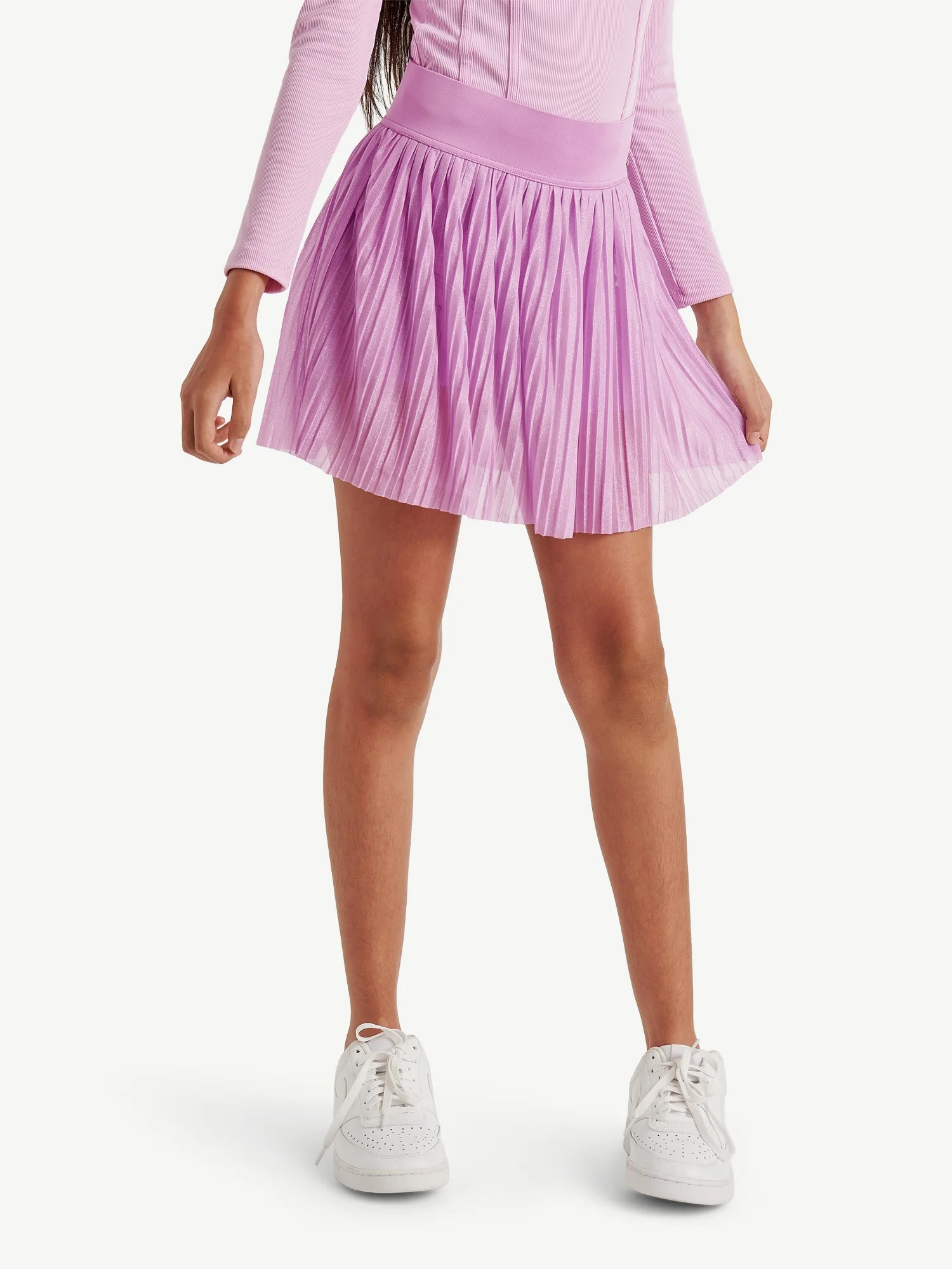 Justice Girls Active Pleated Skirt, Sizes XS - XLP | Walmart (US)