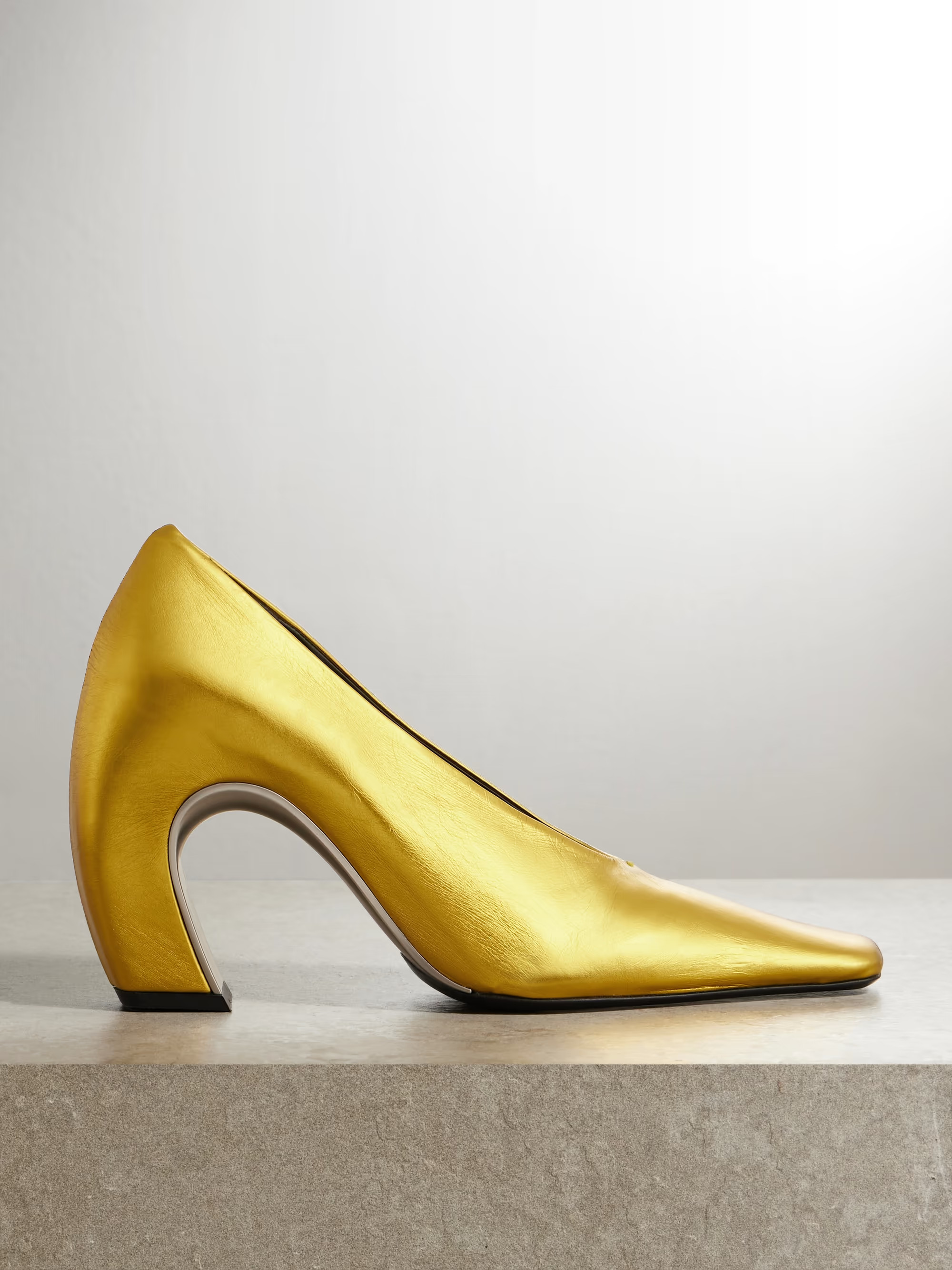 Metallic leather pumps | NET-A-PORTER (US)