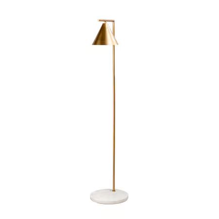 Brass 55-inch Iron Modern Bell Floor Lamp | Rugs USA