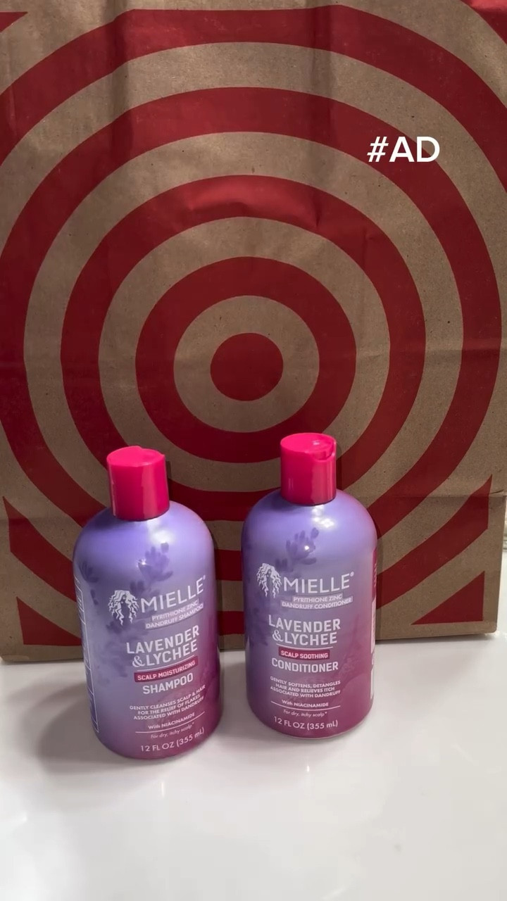 #AD: Wash day done right 🧖🏽‍♀️✨ Cleansing with @mielleorganics Lavender and Lychee shampoo + conditioner for soft, hydrated, happy hair every time. This combo never misses. Head over to @target to purchase today.  #Miellelavender&Lychee #targetstyle Target targetpartner