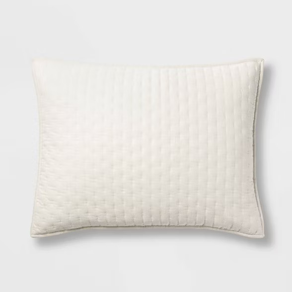 Cashmere Blend Quilted Pillow Sham - Casaluna™ | Target