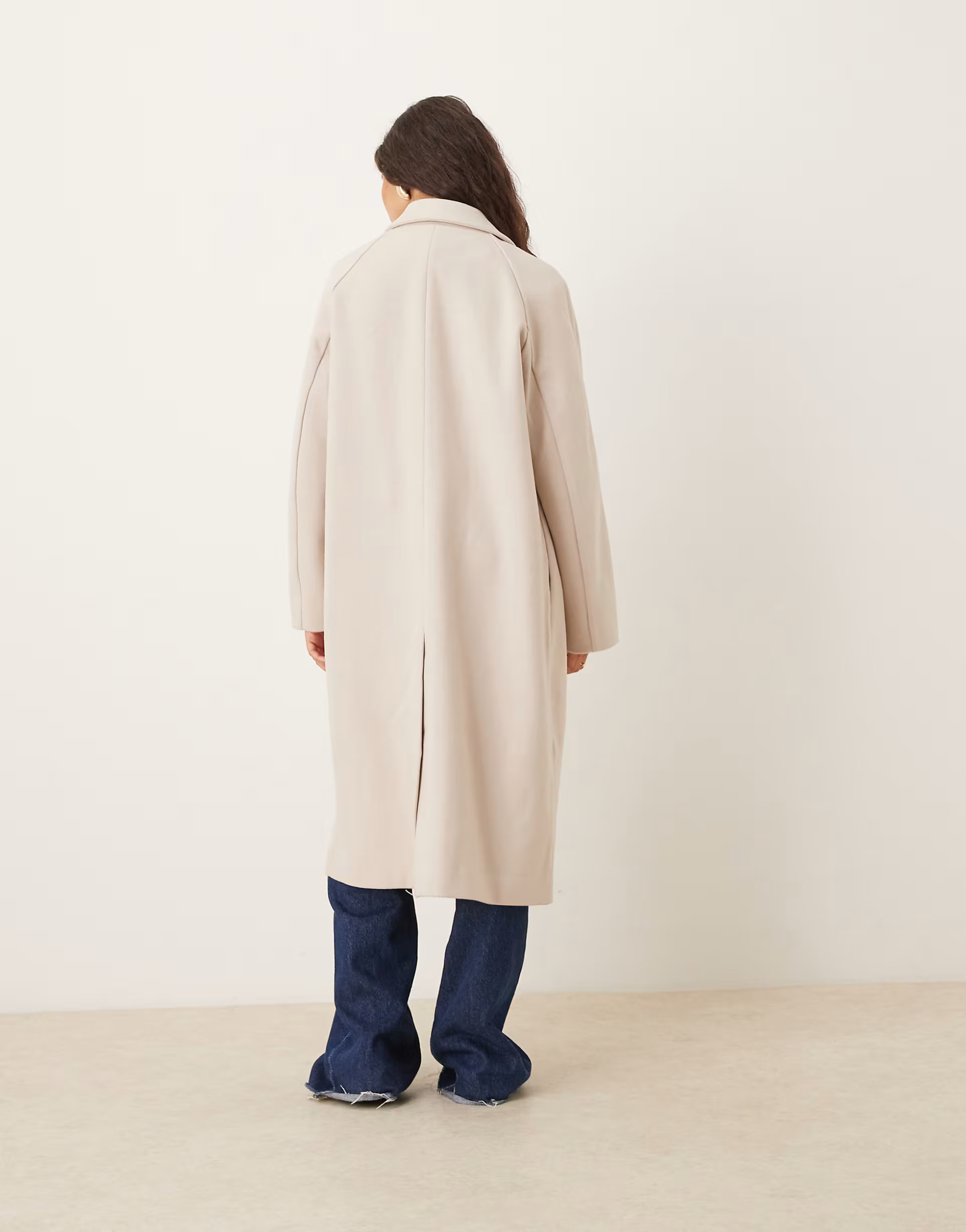 ASOS DESIGN chuck on overcoat in oatmeal | ASOS (Global)