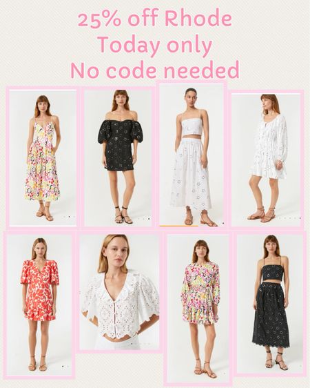 Rhode is doing 25% sitewide today- here are new arrivals I love! Their pieces are timeless and chic options for any spring summer parties, brunch, vacation! Easter too. I do XS in all in this brand

#LTKparties #LTKfindsunder100 #LTKsalealert