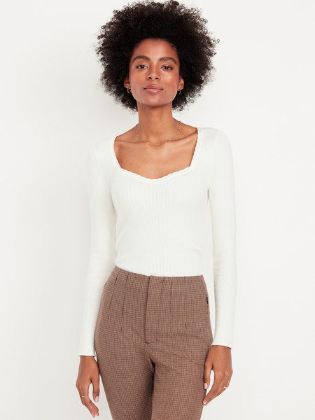 Long-Sleeve Ribbed Sweater | Old Navy (US)