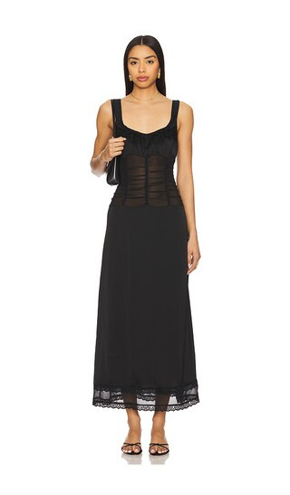 Kendall Maxi Dress in Onyx | Revolve Clothing (Global)