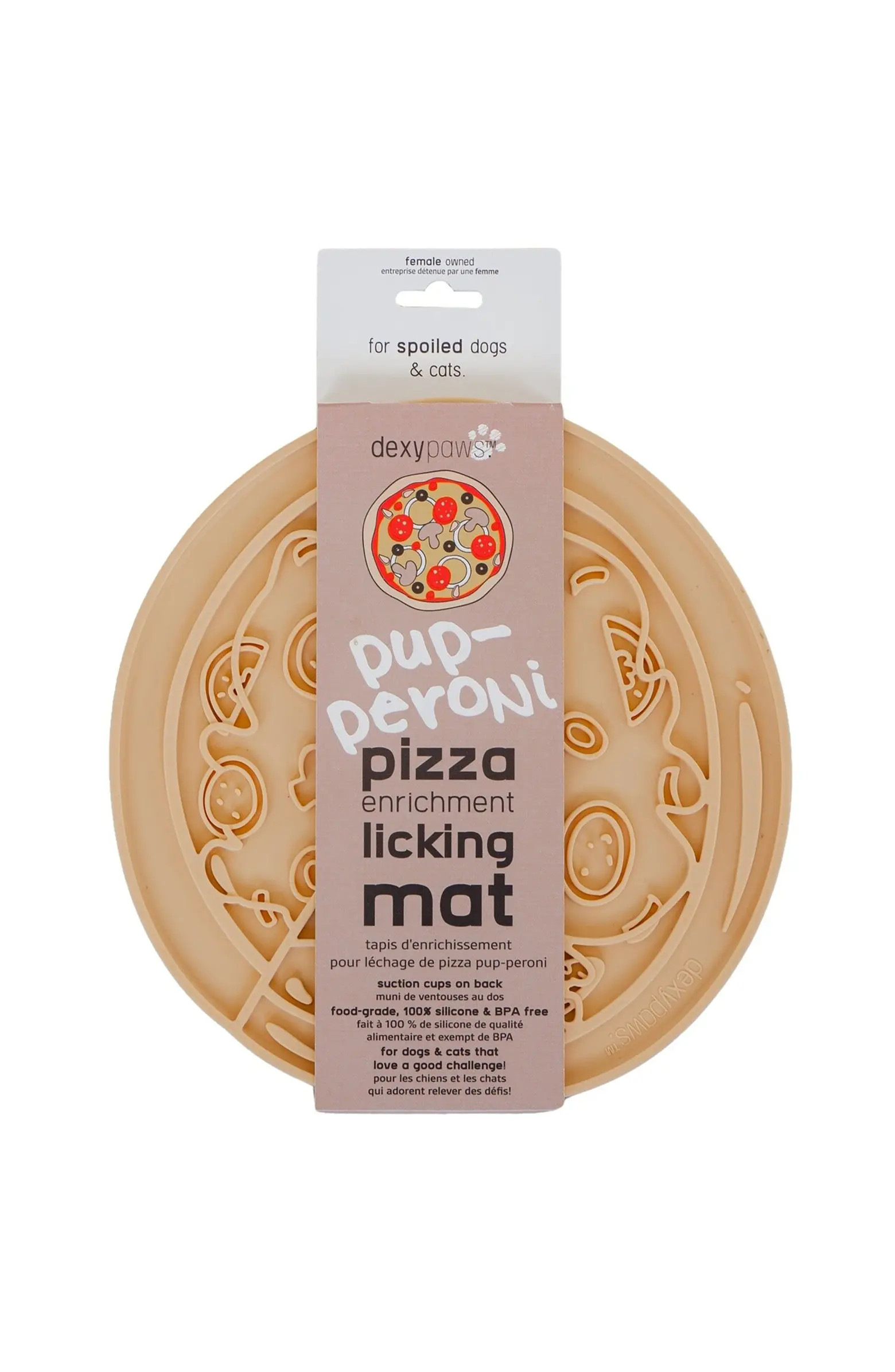 Enrichment Lick Mat Pupperoni Pizza Grooved Silicone | Nordstrom