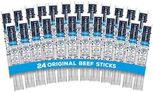Lorissa’s Kitchen Grass-Fed Beef Jerky Meat Snack Sticks - Keto Friendly Snacks, Gluten Free, No Add | Amazon (US)