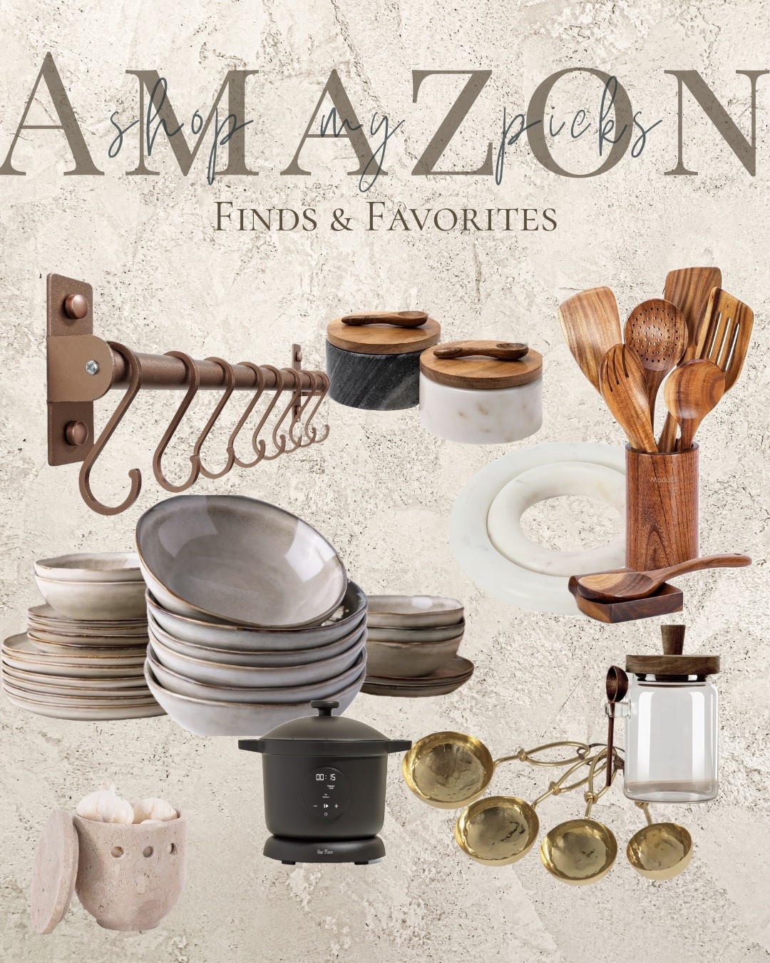 Amazon finds
Amazon home
Home decor
Kitchen gadgets
Kitchen utensils 
Toxic free
Low tox 
Brass 
Stoneware

#LTKFindsUnder50 #LTKHome #LTKSaleAlert