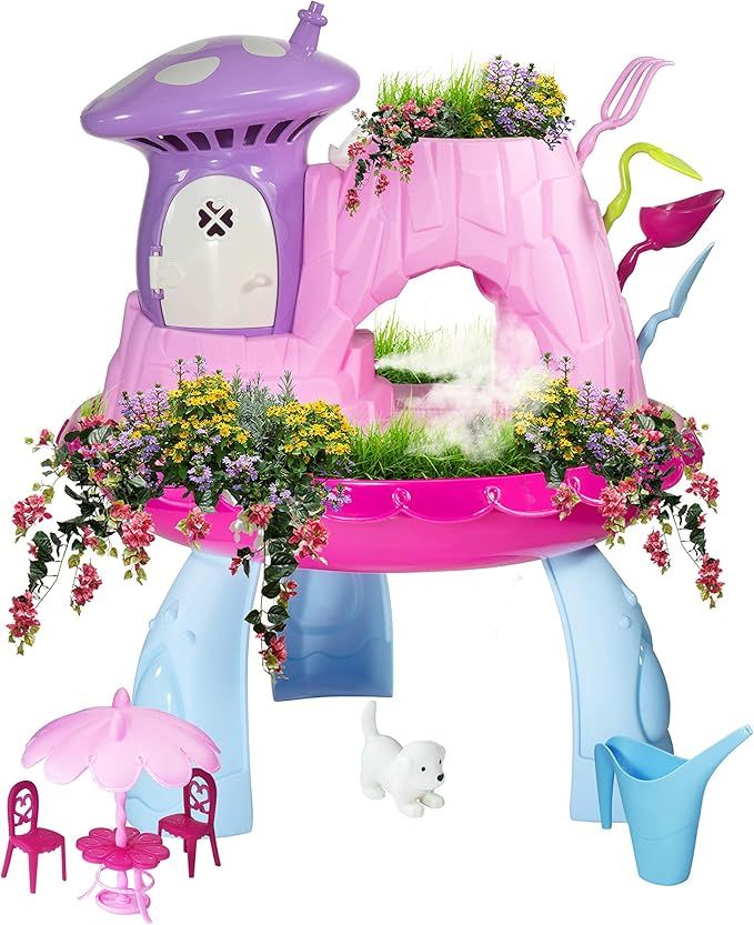 Greenbo Fairy Garden Kits for Girls and Boys Kids Gardening Set with Cool Mist Spraying Function ... | Amazon (US)