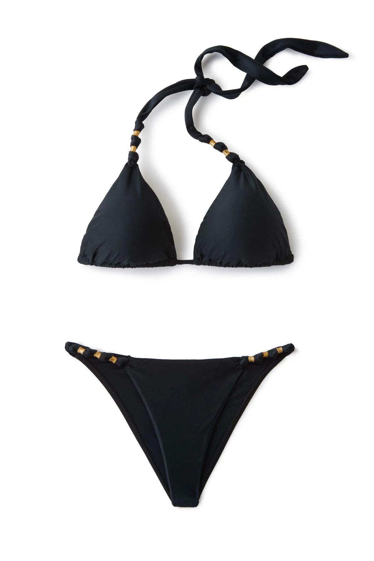 Black Sliding Triangle Bikini Top | Everything But Water