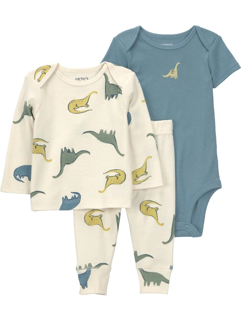 Carter's Child of Mine Baby Boy Outfit Set, 3-Piece, Sizes 0/3-24 Months | Walmart (US)