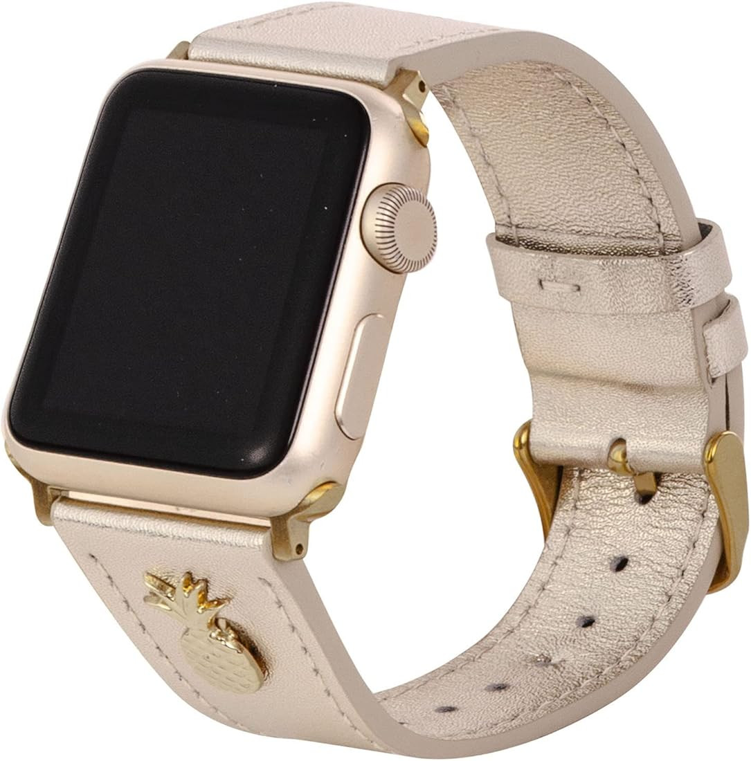 Lilly Pulitzer Geniune Leather Watch Band Sized to Fit 42mm, 44mm, & 45mm Smartwatches, Compatibl... | Amazon (US)