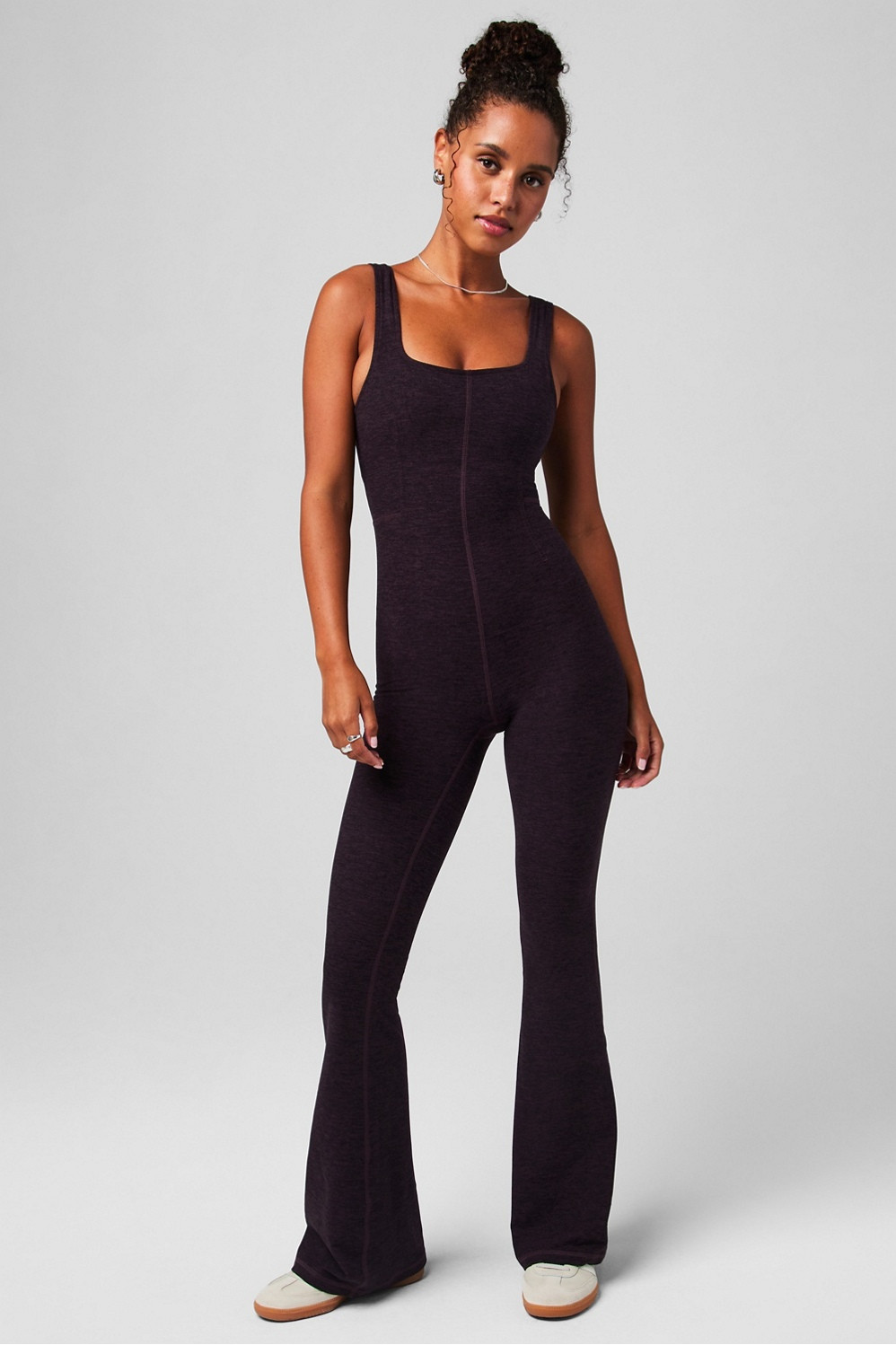 HeatherFlex Kick Flare Jumpsuit | Fabletics