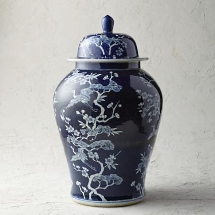 Deep Indigo Ming Ceramic Collection | Frontgate