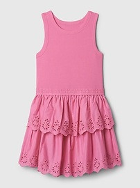 Kids Eyelet Tiered Dress | Gap (US)