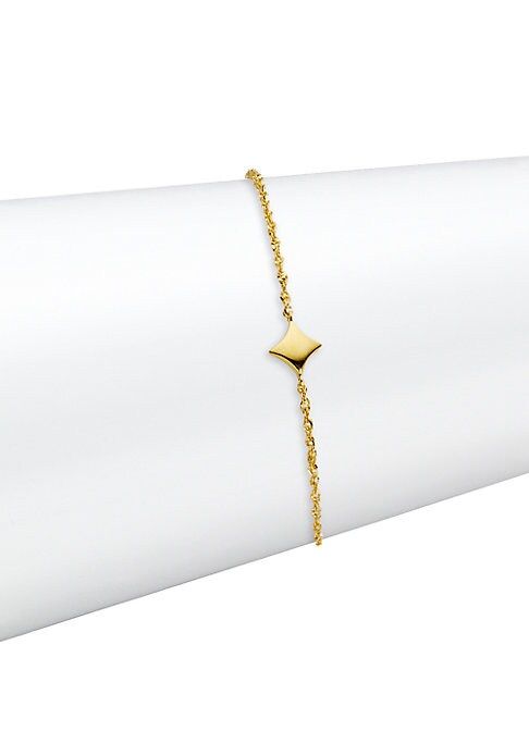 Celara Women's 14K Yellow Gold Star Bracelet - Gold | Saks Fifth Avenue
