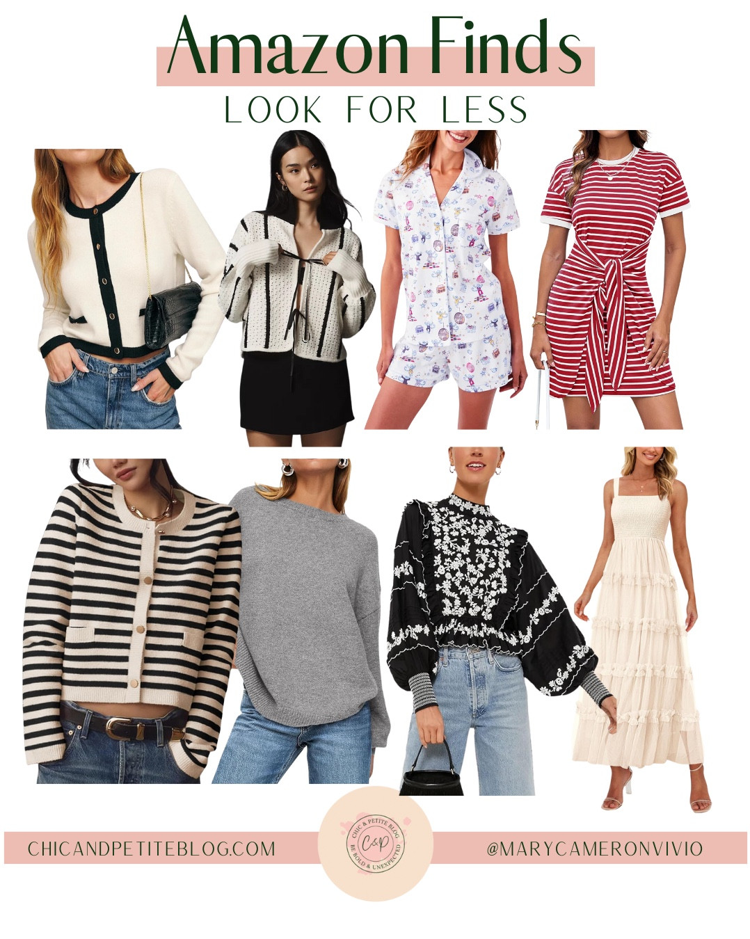Amazon Finds: Look for Less

Exact Amazon pieces linked at the top. The designer pieces are linked at the bottom (marked as similar)


Spring style // trench coat // spring outfit // look for less // designer inspired // workwear // transition outfit // everyday style // designer look for less // Found it on Amazon, Amazon fashion, Amazon style, transitional style, transitional outfit, Designer-inspired fashion, luxury fashion dupes, designer lookalikes, high end fashion for less, affordable designer alternatives, designer inspired outfits, luxury fashion trends, designer fashion on a budget, chic designer dupes, designer inspired style, high end fashion dupes, designer inspired pieces, luxury style for less, luxury dupes you need, best designer dupes this season

#LTKSeasonal #LTKFindsUnder100 #LTKFindsUnder50