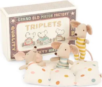Maileg Triplet Baby Mice Stuffed Animals in Matchbox | Nordstrom | Nordstrom