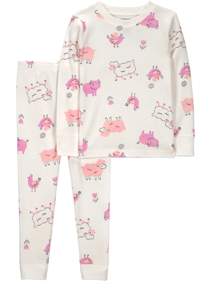Carter's Child of Mine Toddler Pajama Set, 2-Piece, Sizes 12M-5T | Walmart (US)