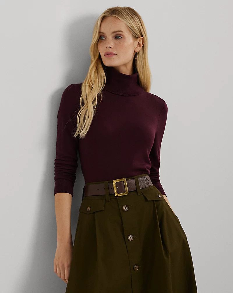 Rollkragenpullover aus Seiden-Mix | Ralph Lauren (DE & AT)