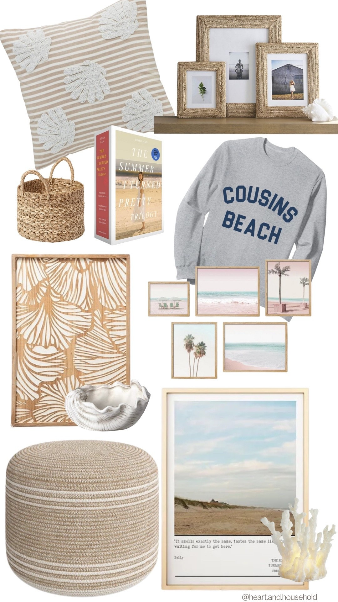 In honor of the new season being released today, here is some SUMMER I TURNED PRETTY inspired decor 🐚 Whether you are team Jeremiah, Conrad or just team Belly, you are sure to love some of these neutral coastal decor finds inspired by the one and only, Cousins Beach 🤍 

#LTKHome #LTKKids #LTKStyleTip