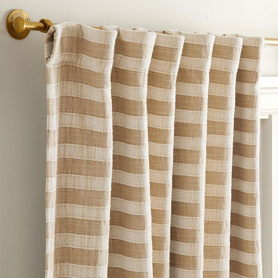 Heritage Stripe Blackout Curtain, Set of 2 | Pottery Barn Teen