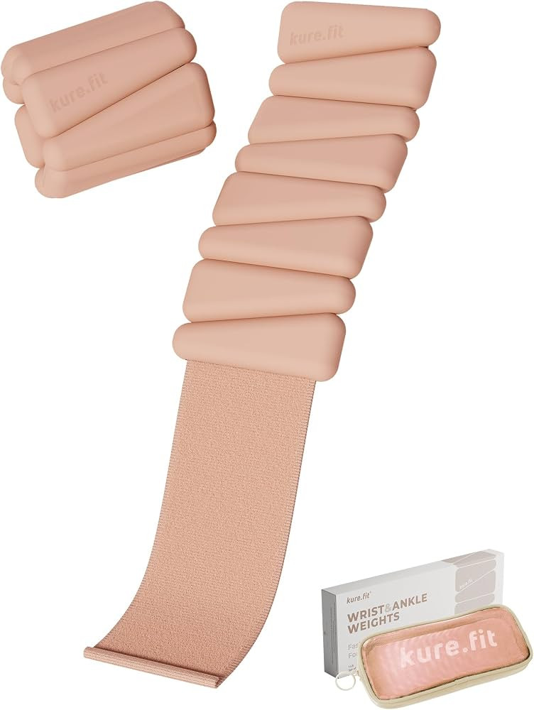 Adjustable Wrist & Ankle Weights Set - 1lb Pairs | Versatile for Yoga, Walking, Running, Barre, P... | Amazon (US)