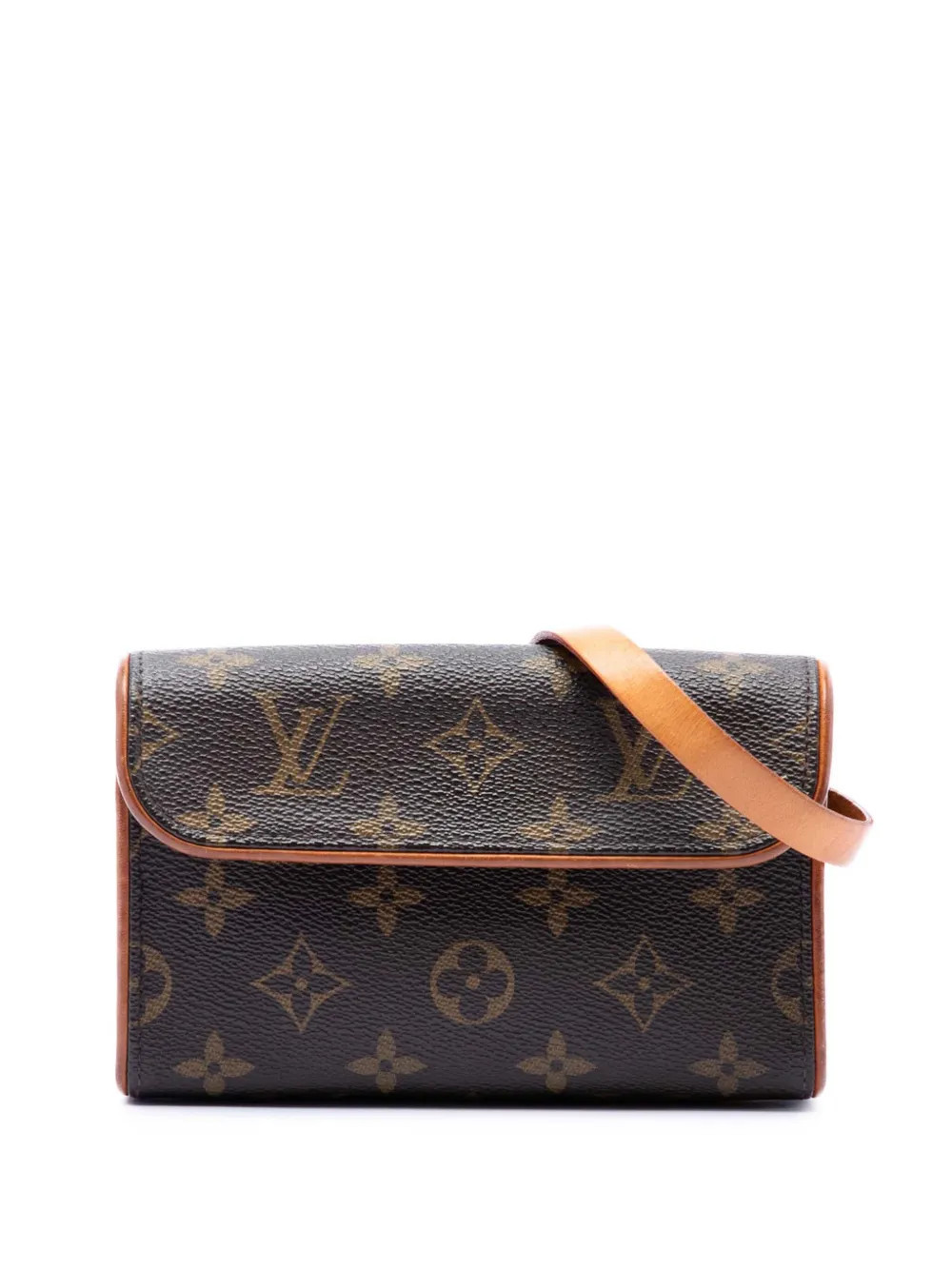Louis Vuitton Pre-Owned 2007 Monogram Pochette Florentine belt bag - Brown | Farfetch Global