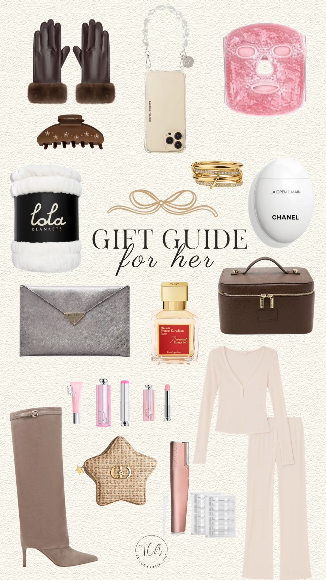 Gifts for her that I own and love! Luxury gifts, pajamas, blankets, jewelry, working stuffed, boots, vanity case, skincare, women's beauty 

#LTKselfcare #LTKGiftGuide #LTKHoliday