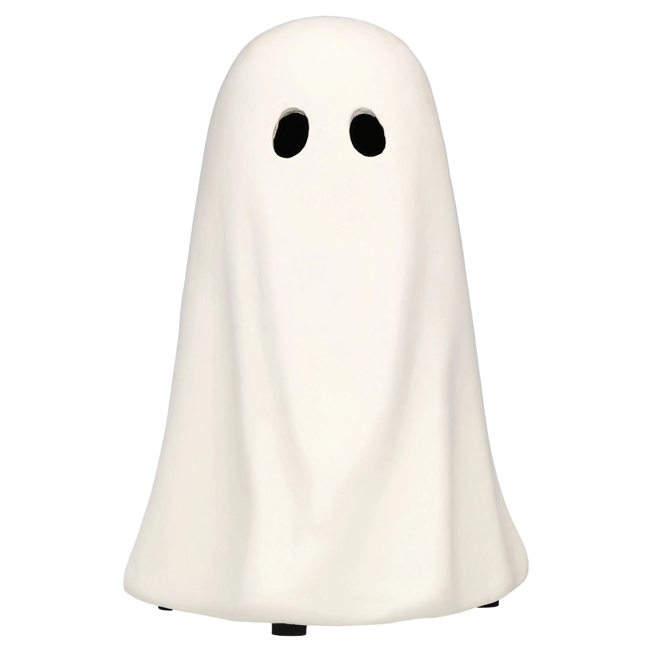 Halloween White Ghost Jack-O-Lantern Paper Mache, 11 inch, by Way to Celebrate | Walmart (US)