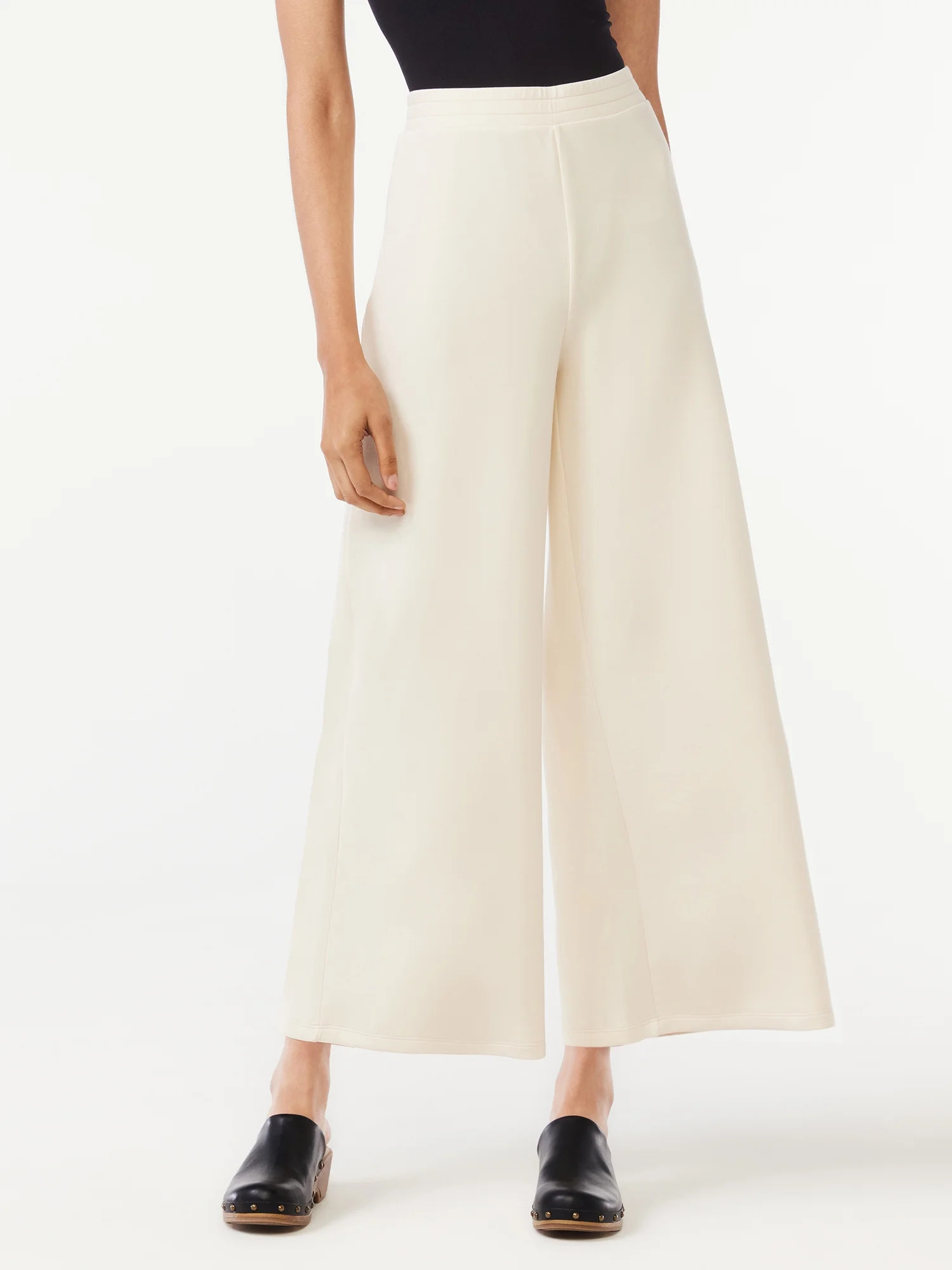 Scoop Women's Cropped Scuba Pants - Walmart.com | Walmart (US)